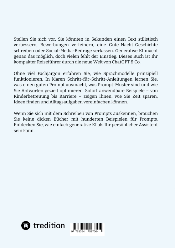 Weitere Ansicht: Generative KI für Einsteiger | Tino Eberl
