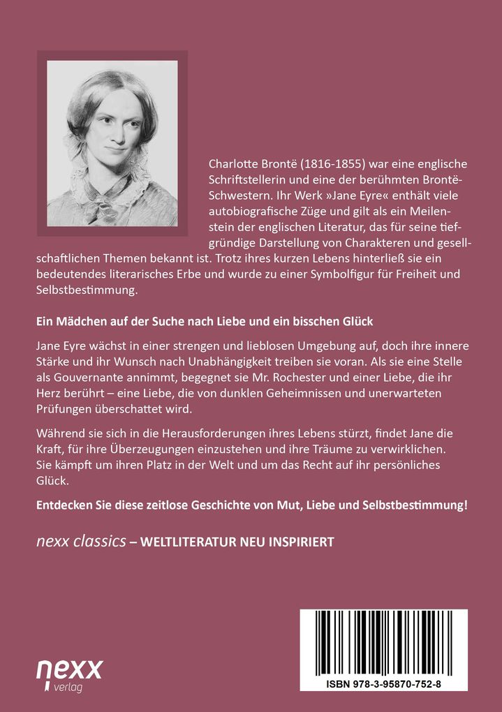 Weitere Ansicht: Jane Eyre - Das Waisenkind von Lowood | Charlotte Brontë