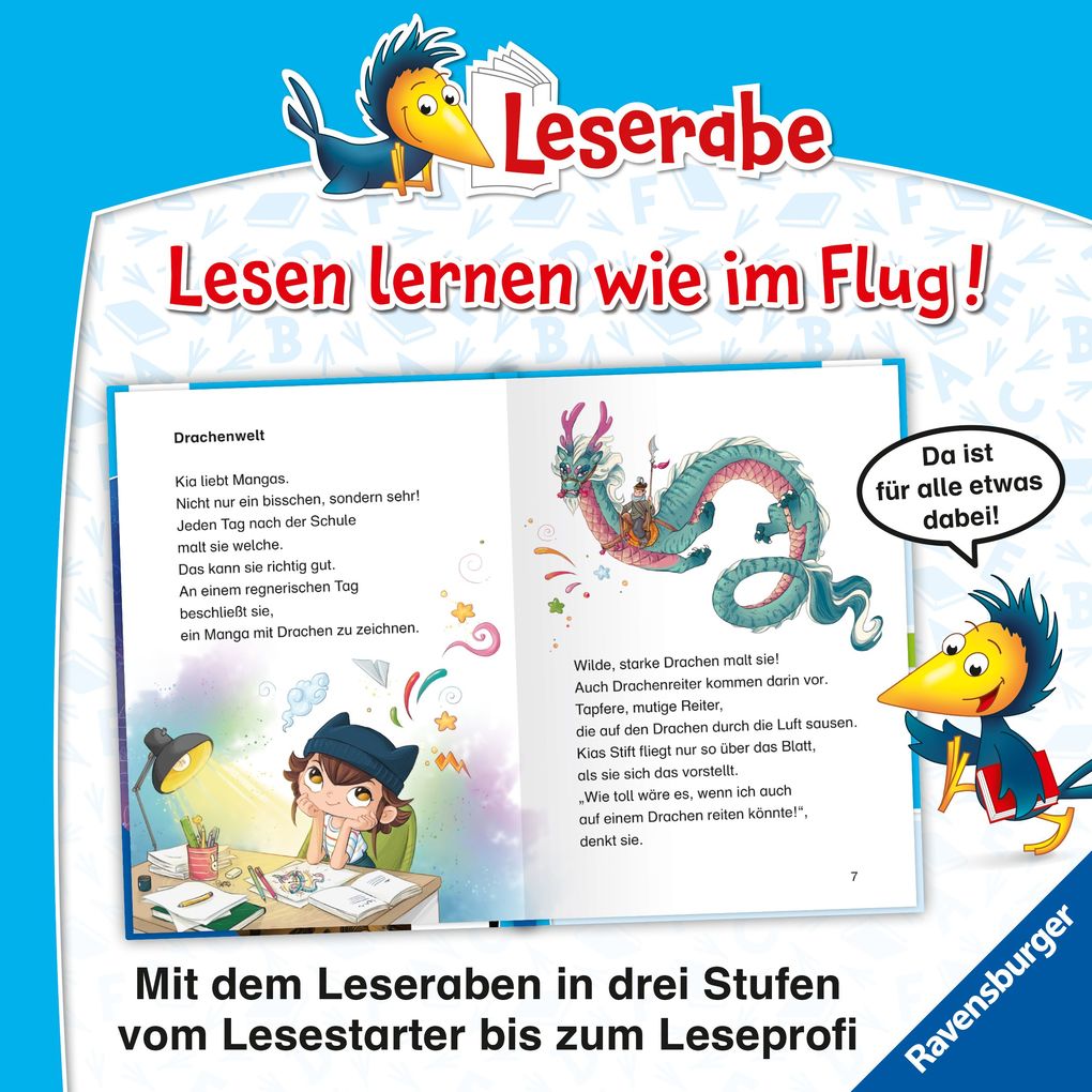 Weitere Ansicht: Leserabe 2. Lesestufe - Kia und der Manga-Drache | Amelie Benn