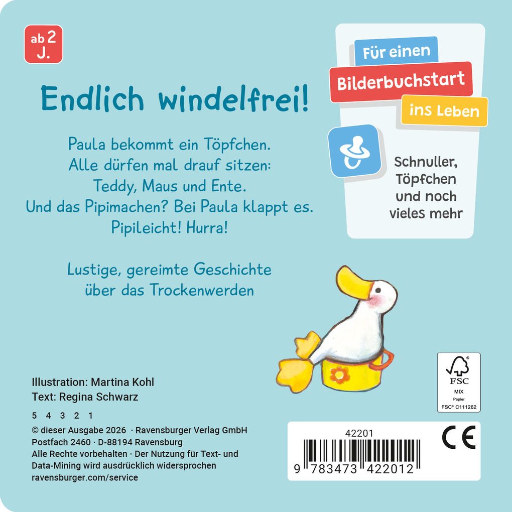 Weitere Ansicht: Pipileicht! Mein Töpfchenbuch | Regina Schwarz