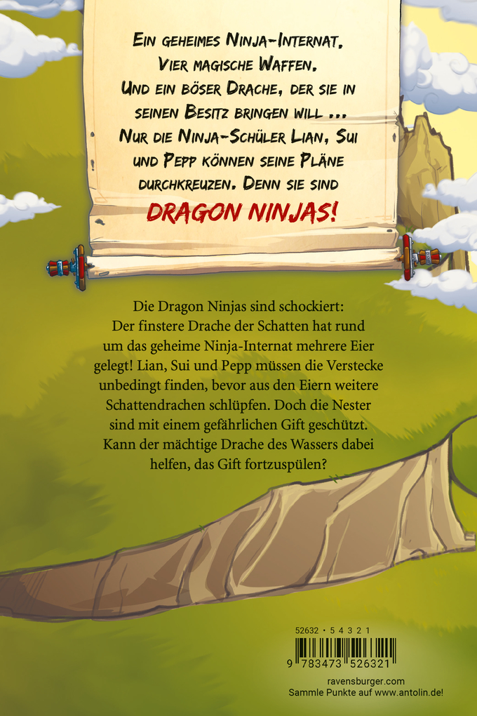 Weitere Ansicht: Dragon Ninjas, Band 6 - Der Drache des Wassers | Michael Petrowitz