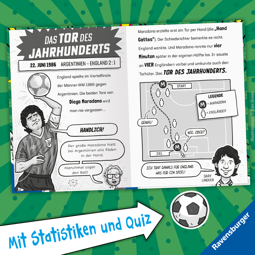 Weitere Ansicht: Fußball-Stars - Alles über Fußball. Träume, Tore, Titel | Simon Mugford