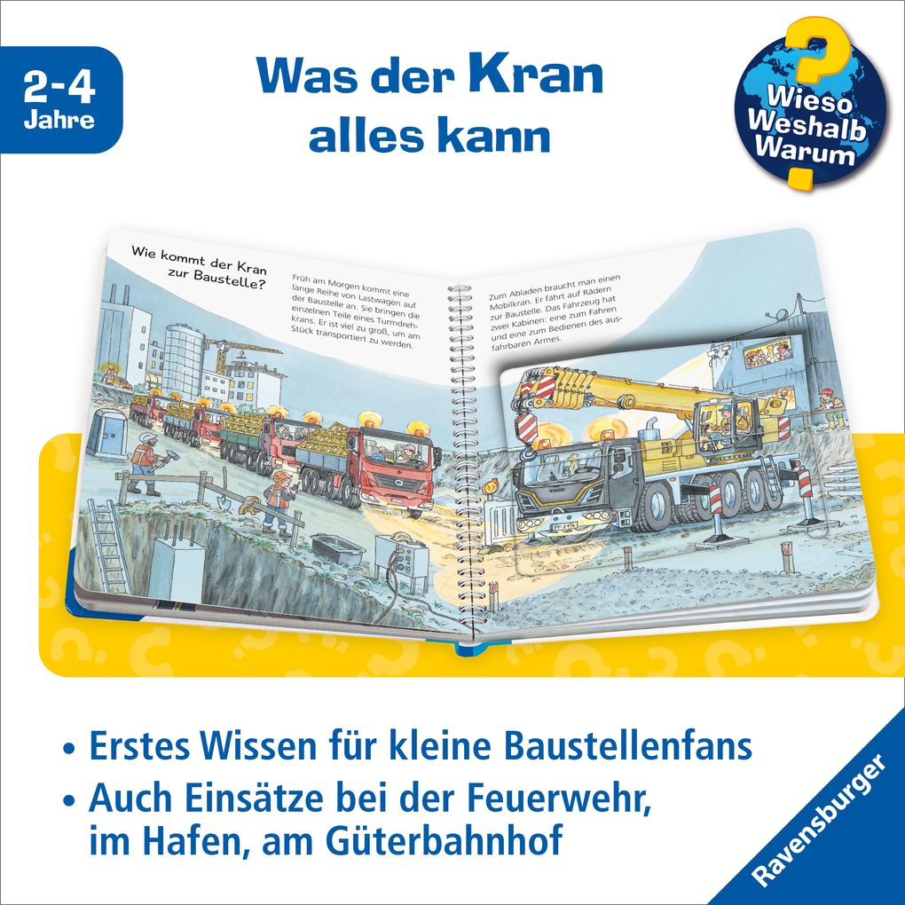 Weitere Ansicht: Wieso? Weshalb? Warum? junior, Band 81 - Der Kran | Andrea Erne