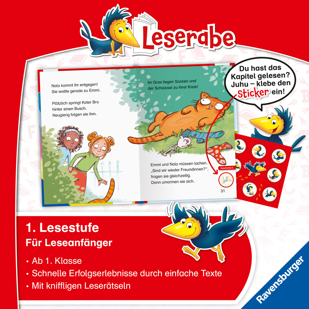 Weitere Ansicht: Leserabe 1. Lesestufe - Emmi und Nala im Tanz-Fieber | Henriette Wich