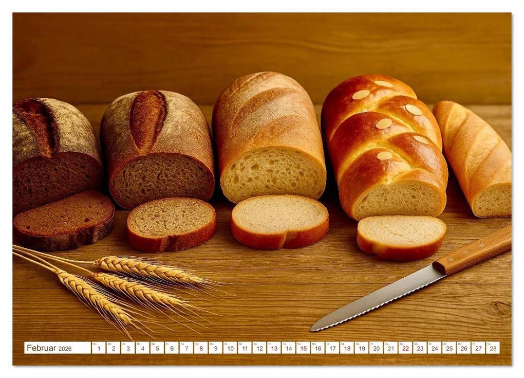 Weitere Ansicht: Bäcker und Backstuben (Wandkalender 2026 DIN A4 quer), CALVENDO Monatskalender | Steffani Lehmann, Calvendo