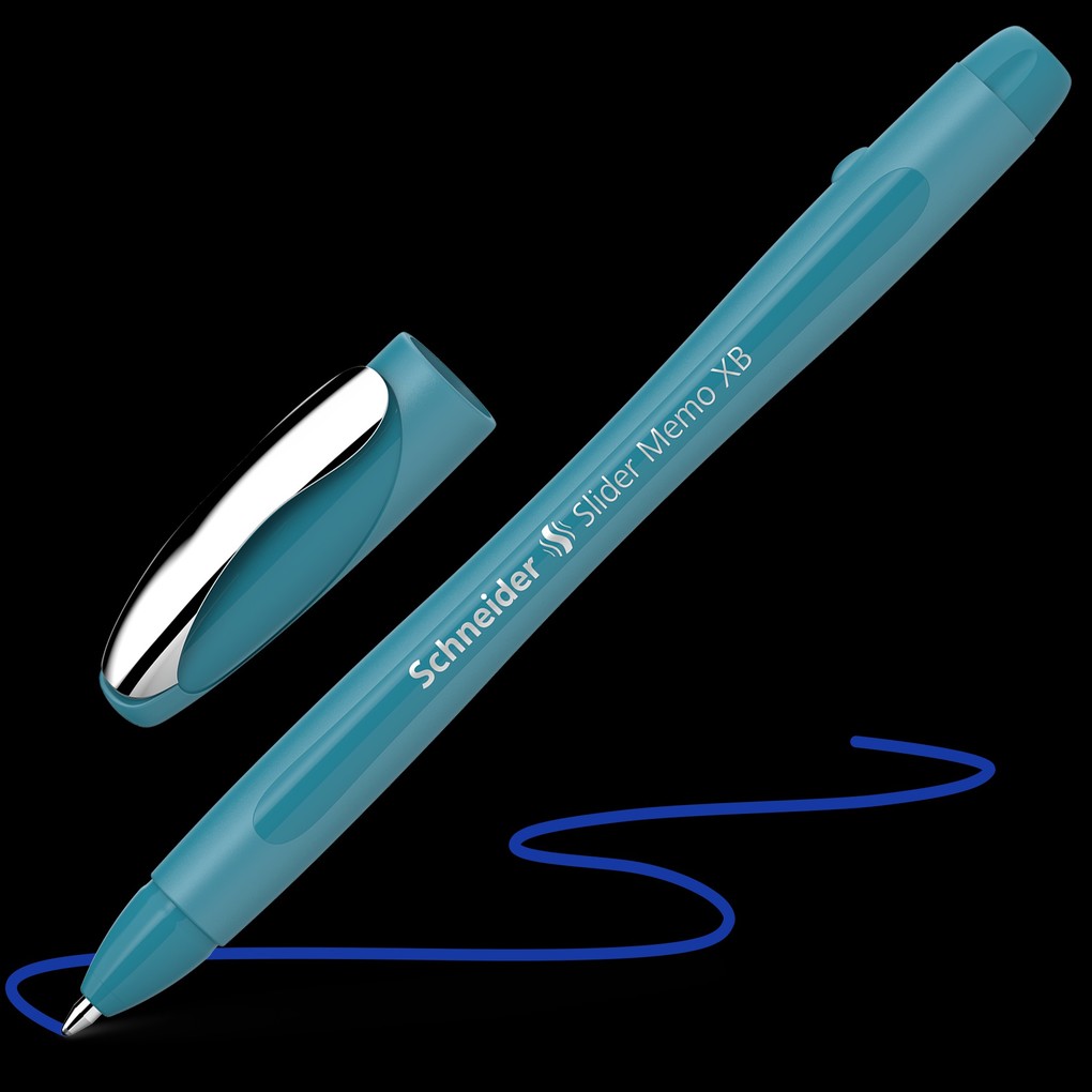 Weitere Ansicht: Schneider Kugelschreiber Slider Memo XB teal