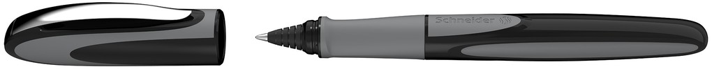 Weitere Ansicht: Schneider Tintenroller Ray onyx, Edelstahlspitze M