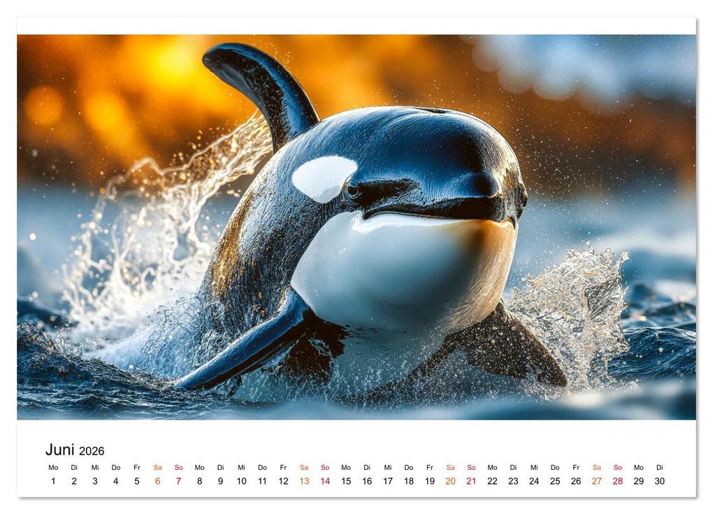 Weitere Ansicht: Orcas - ein Jahr voller Meer (Wandkalender 2026 DIN A3 quer), CALVENDO Monatskalender | Roder Roder, Calvendo, Roder