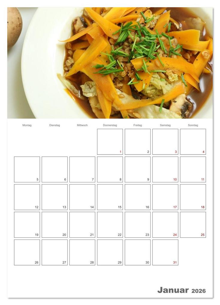 Weitere Ansicht: Glücklich mit Karotten (Wandkalender 2026 DIN A3 hoch), CALVENDO Monatskalender | Linda Schilling, Calvendo
