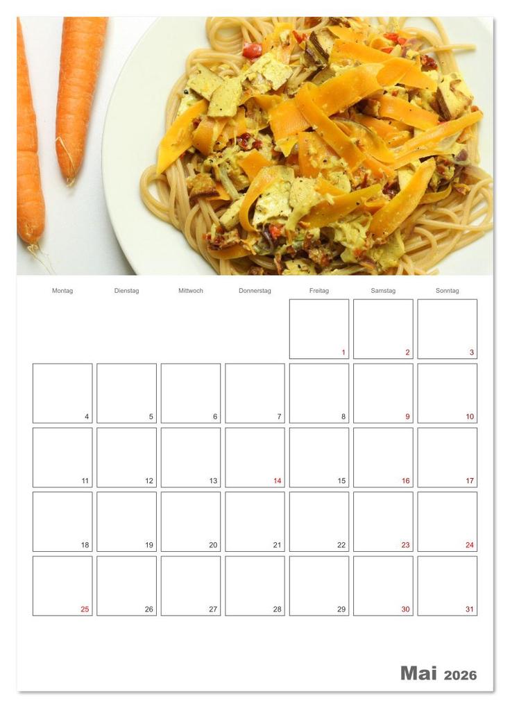 Weitere Ansicht: Glücklich mit Karotten (Wandkalender 2026 DIN A3 hoch), CALVENDO Monatskalender | Linda Schilling, Calvendo