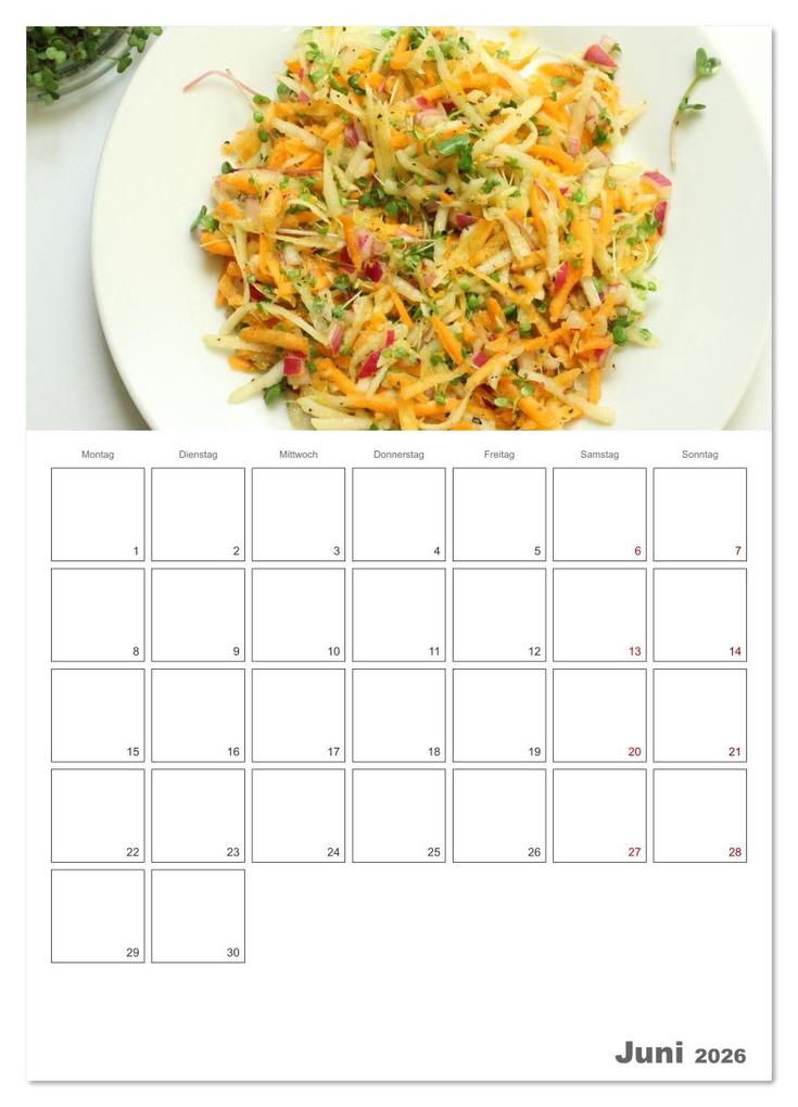 Weitere Ansicht: Glücklich mit Karotten (Wandkalender 2026 DIN A3 hoch), CALVENDO Monatskalender | Linda Schilling, Calvendo