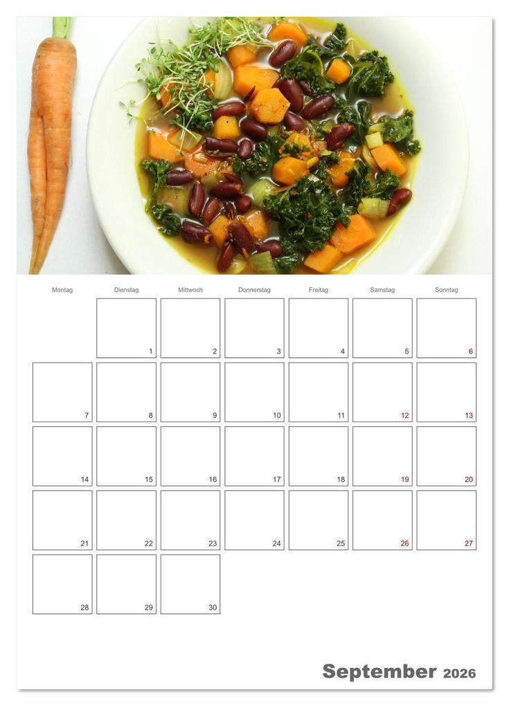 Weitere Ansicht: Glücklich mit Karotten (Wandkalender 2026 DIN A3 hoch), CALVENDO Monatskalender | Linda Schilling, Calvendo