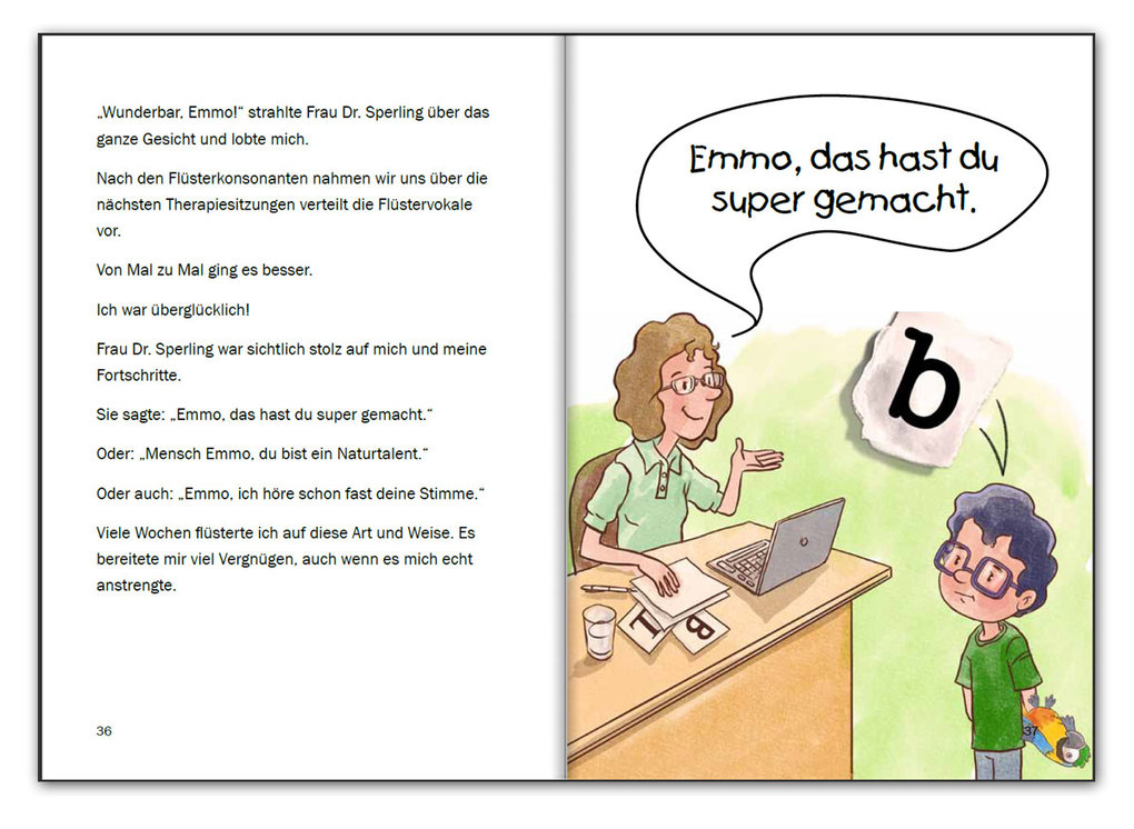 Weitere Ansicht: Eine Kugel Schoko bitte! Emmos Weg aus dem Selektiven Mutismus | Aniko Lerch, Daniel Fernández