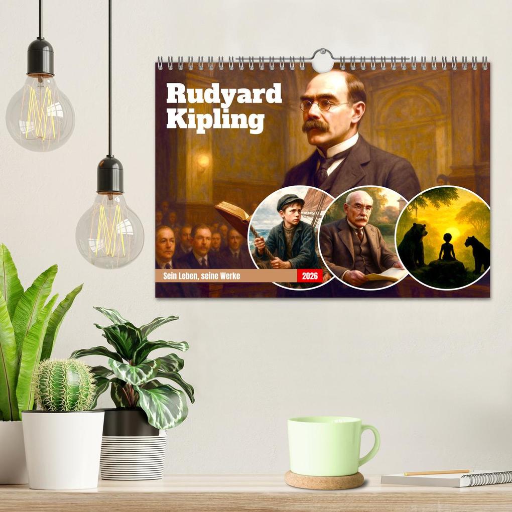 Weitere Ansicht: Rudyard Kipling (Wandkalender 2026 DIN A4 quer), CALVENDO Monatskalender | Steffani Lehmann, Calvendo