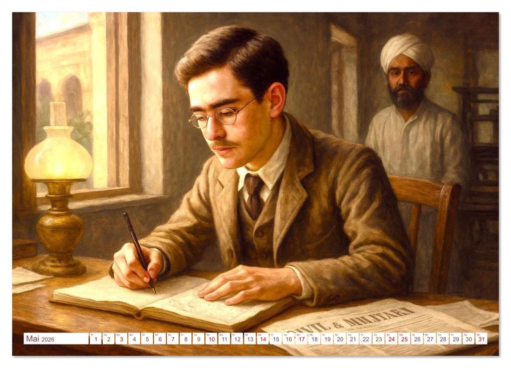 Weitere Ansicht: Rudyard Kipling (Wandkalender 2026 DIN A4 quer), CALVENDO Monatskalender | Steffani Lehmann, Calvendo