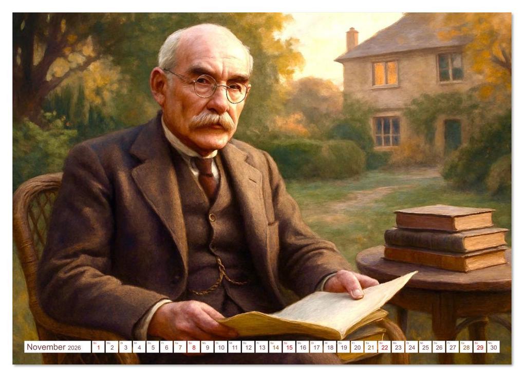 Weitere Ansicht: Rudyard Kipling (Wandkalender 2026 DIN A3 quer), CALVENDO Monatskalender | Steffani Lehmann, Calvendo