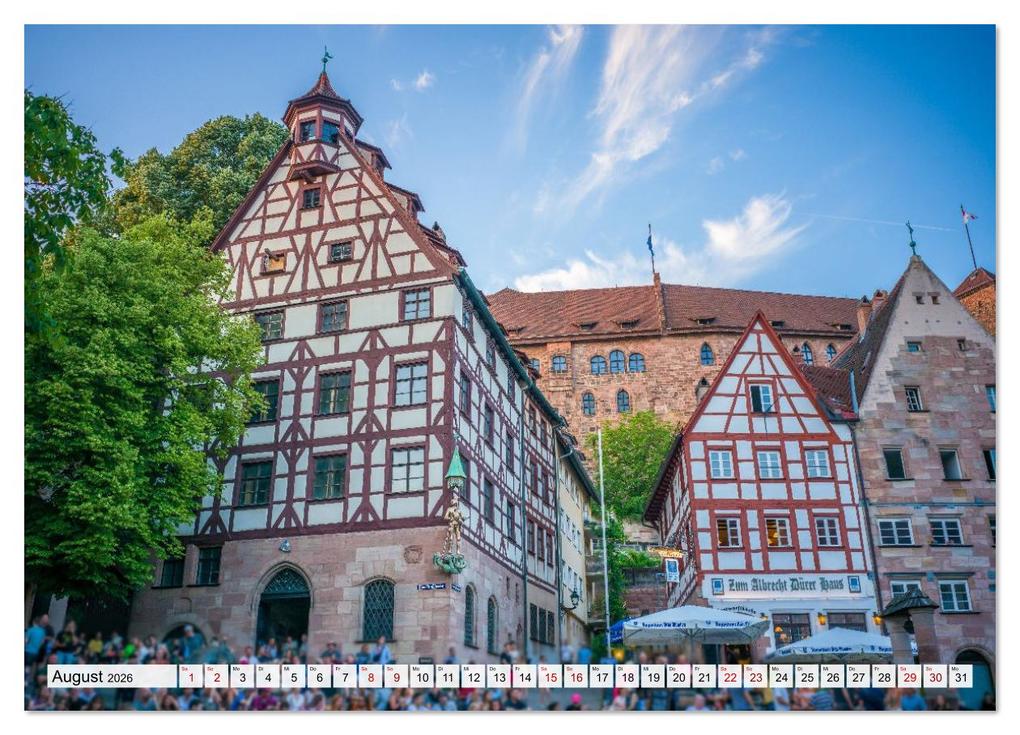 Weitere Ansicht: Nürnberg - Am Tag und in der Nacht (Wandkalender 2026 DIN A2 quer), CALVENDO Monatskalender | Thomas Bugdoll, Calvendo