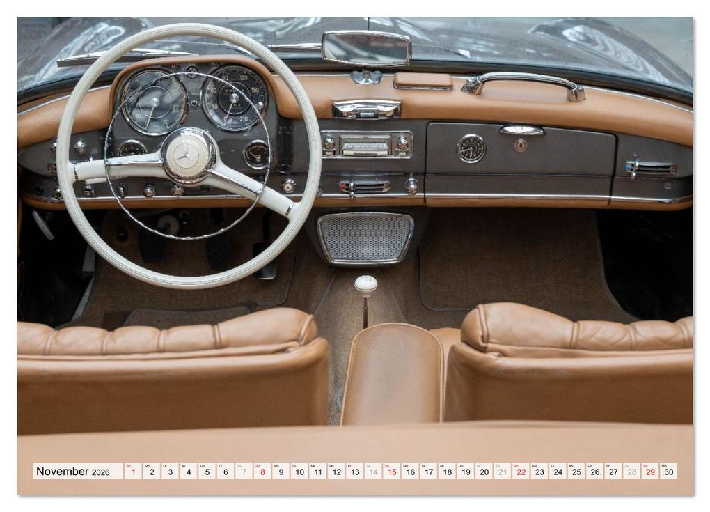 Weitere Ansicht: Einsteigen, bitte! - Innenansichten automobiler Ikonen (Wandkalender 2026 DIN A4 quer), CALVENDO Monatskalender | Karsten Rahn, Calvendo