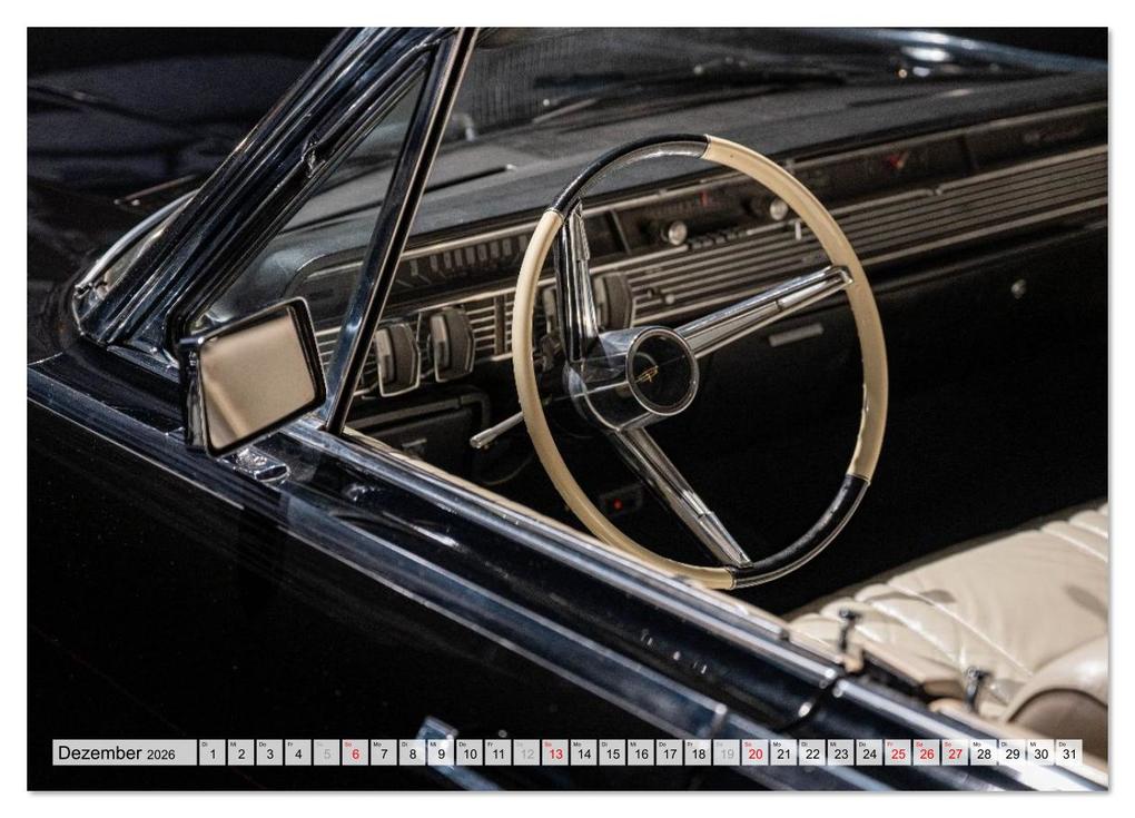 Weitere Ansicht: Einsteigen, bitte! - Innenansichten automobiler Ikonen (Wandkalender 2026 DIN A4 quer), CALVENDO Monatskalender | Karsten Rahn, Calvendo