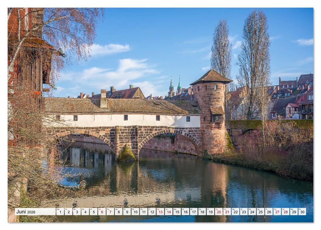 Weitere Ansicht: Nürnberg - Am Tag und in der Nacht (Tischkalender 2026 DIN A5 quer), CALVENDO Monatskalender | Thomas Bugdoll, Calvendo