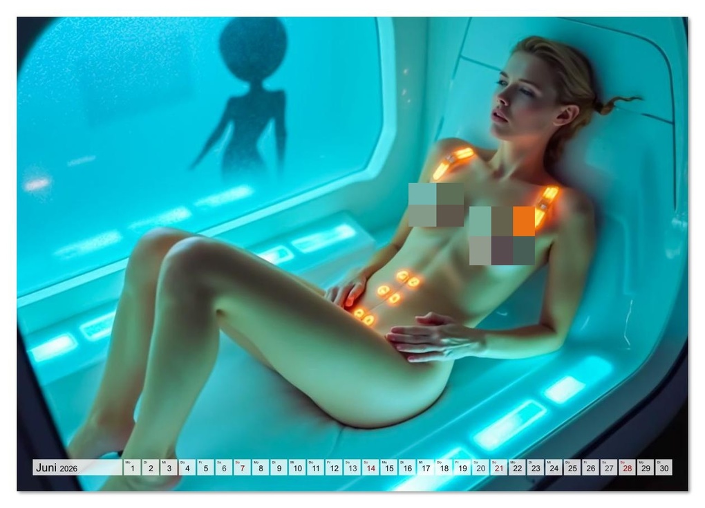 Weitere Ansicht: Sci-Fi Pin-up Girls - Exposed in Space (Wandkalender 2026 DIN A3 quer), CALVENDO Monatskalender | pixs:sell pixs:sell, Sell Pixs:Sell, Calvendo, pixs:sell
