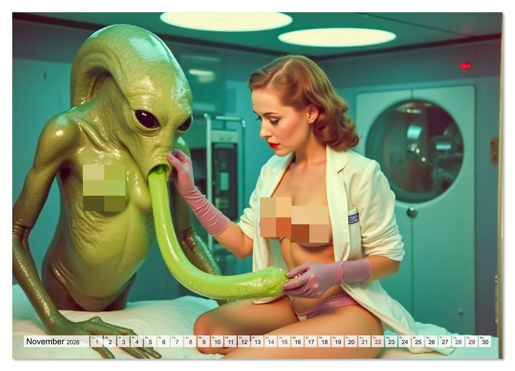 Weitere Ansicht: Sci-Fi Pin-up Girls - Exposed in Space (Wandkalender 2026 DIN A3 quer), CALVENDO Monatskalender | pixs:sell pixs:sell, Sell Pixs:Sell, Calvendo, pixs:sell