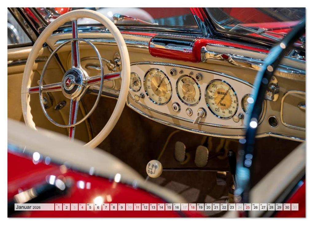 Weitere Ansicht: Einsteigen, bitte! - Innenansichten automobiler Ikonen (Wandkalender 2026 DIN A3 quer), CALVENDO Monatskalender | Karsten Rahn, Calvendo