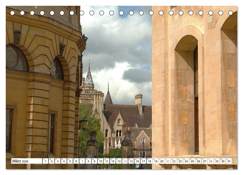 Weitere Ansicht: Oxford - die Harry Potter Stadt (Tischkalender 2026 DIN A5 quer), CALVENDO Monatskalender | ph ph, Calvendo, ph