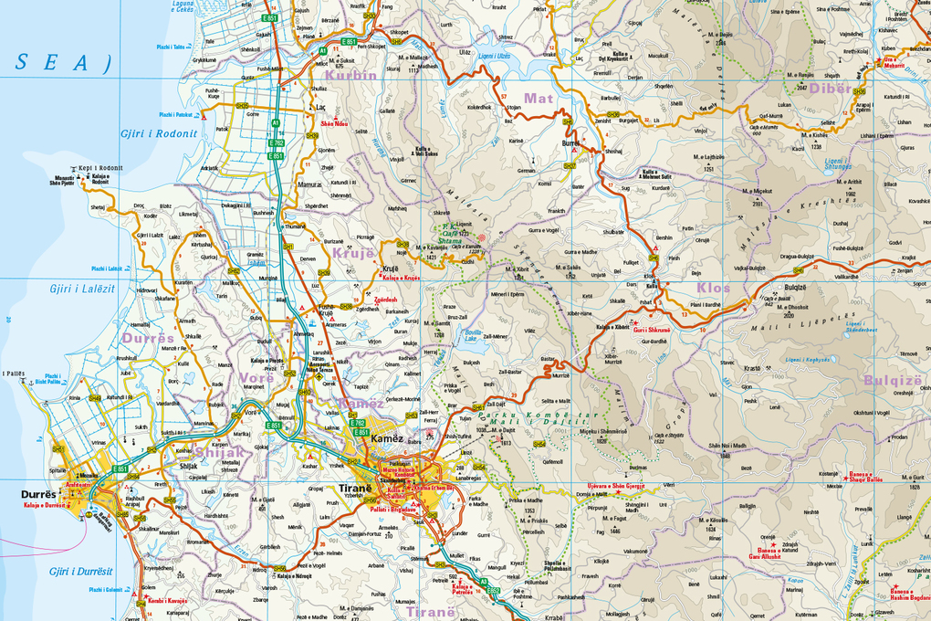 Weitere Ansicht: Reise Know-How Landkarte Albanien / Albania (1:220.000)