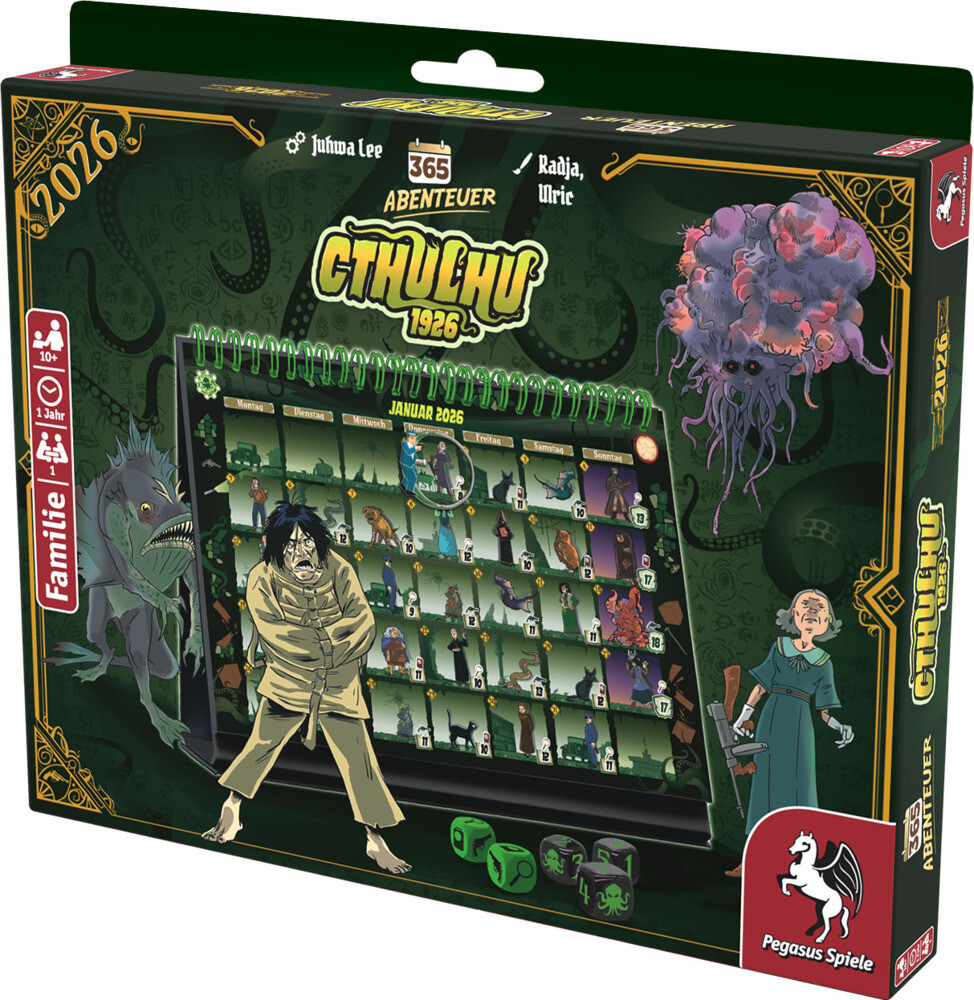 Weitere Ansicht: 365 Abenteuer Cthulhu 1926, Edition 2026