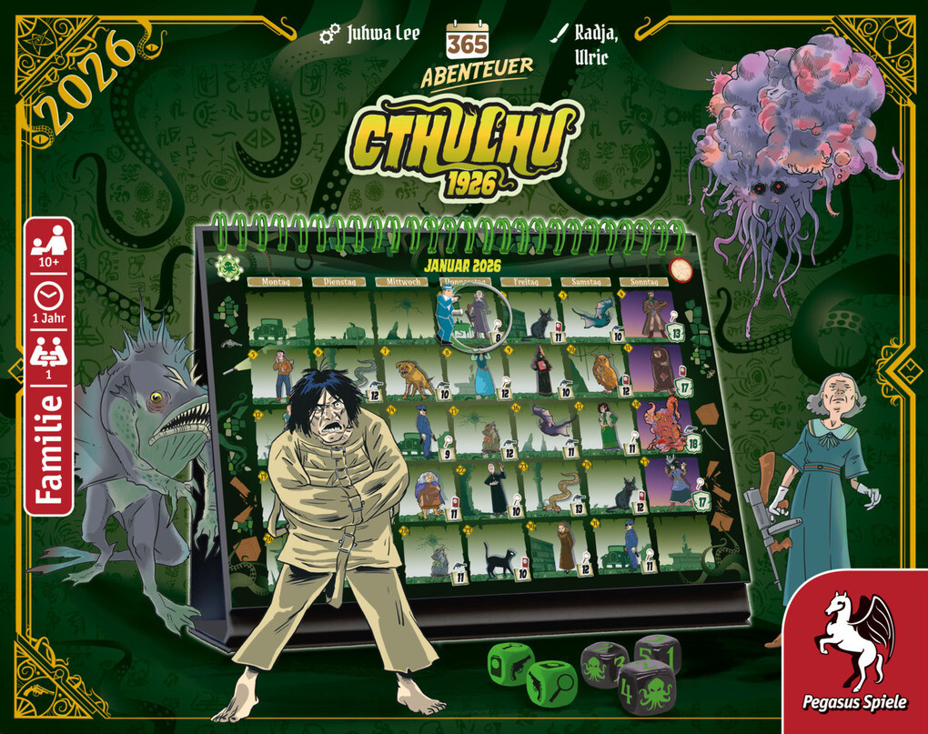 Weitere Ansicht: 365 Abenteuer Cthulhu 1926, Edition 2026