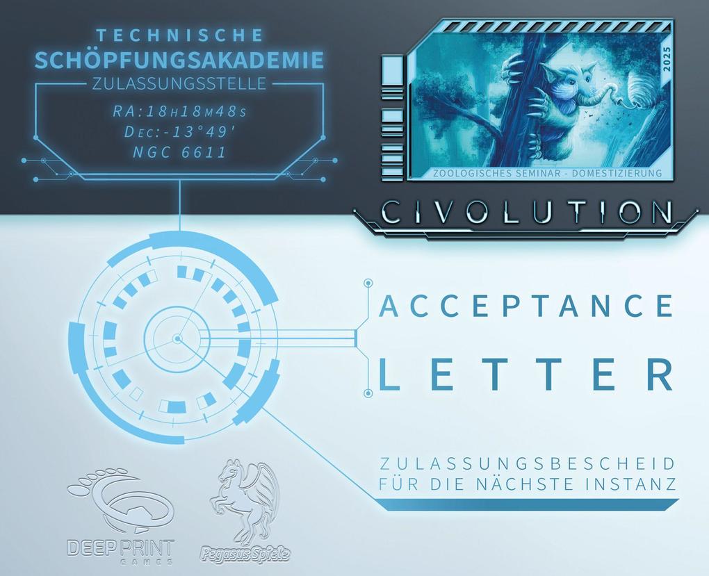 Weitere Ansicht: Civolution: Acceptance Letter [Erweiterung] (Deep Print Games)