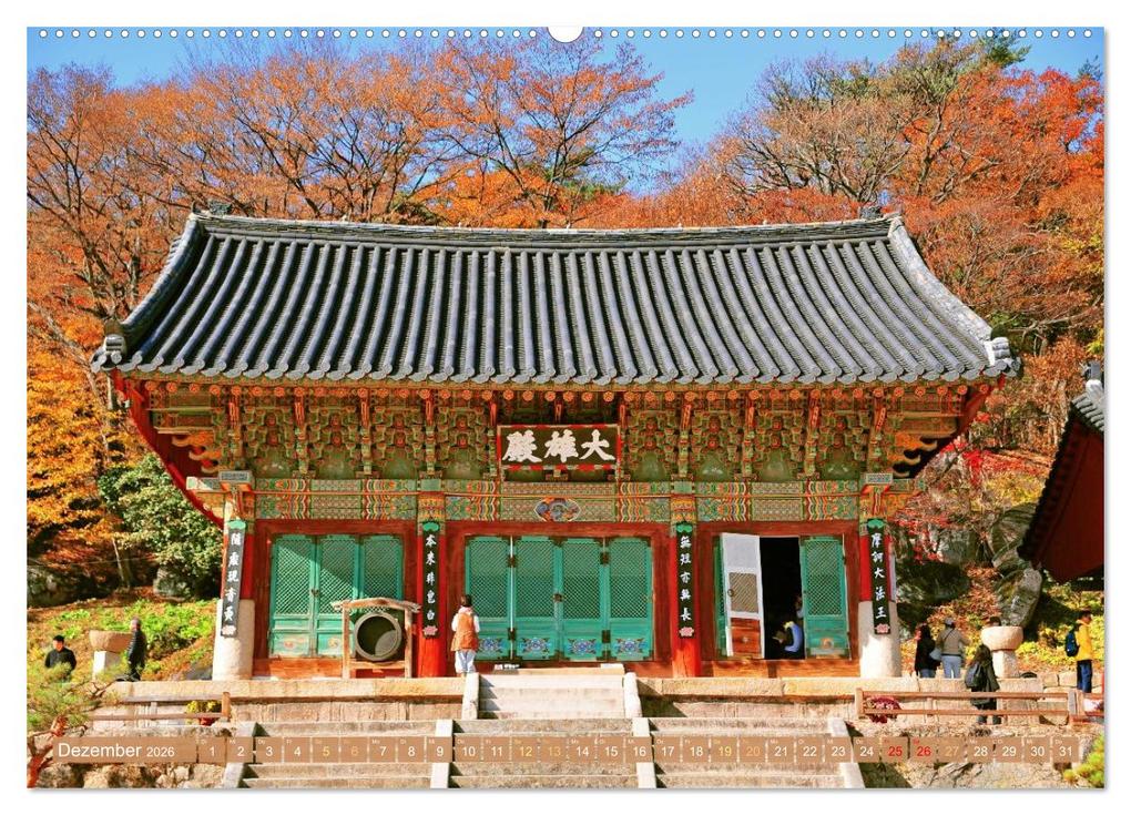 Weitere Ansicht: Südkorea: Zwischen gelbem und japanischem Meer (hochwertiger Premium Wandkalender 2026 DIN A2 quer), Kunstdruck in Hochglanz | CALVENDO CALVENDO, Calvendo