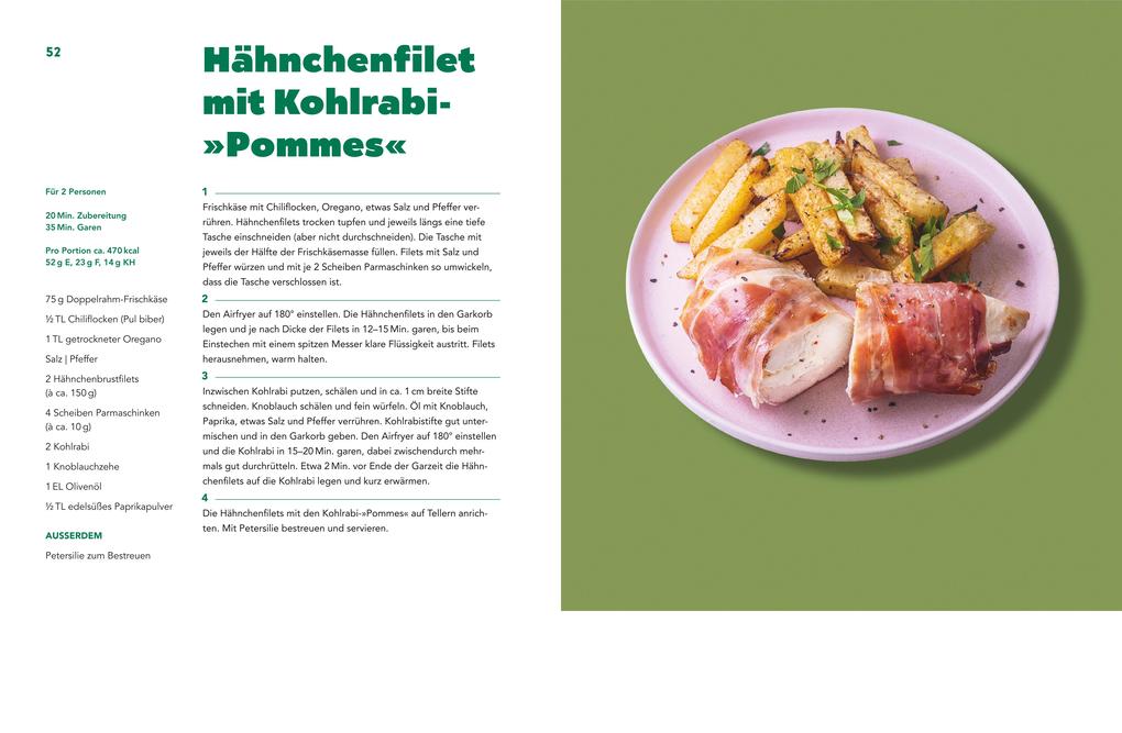 Weitere Ansicht: Lieblingsrezepte aus deinem Airfryer - High Protein | Inga Pfannebecker