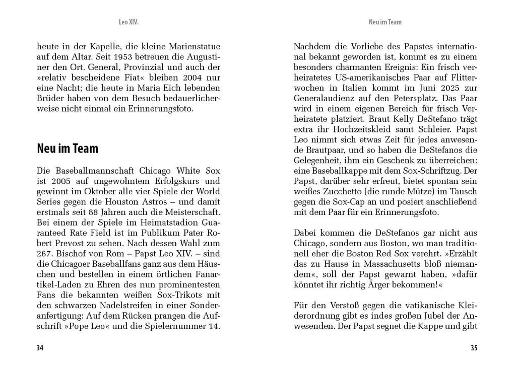 Weitere Ansicht: Leo XIV. | Felicia Englmann