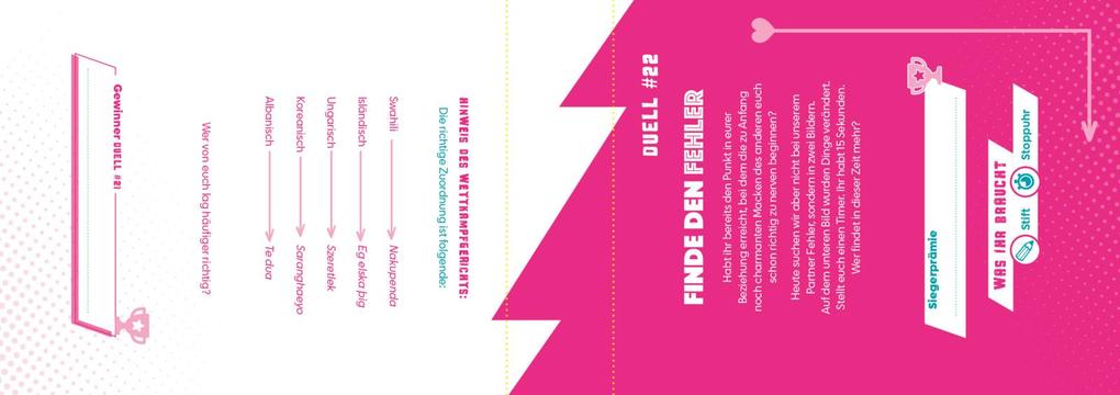 Weitere Ansicht: Mit dir spiele ich am liebsten - Das ultimative Paarduell-Buch | Emma Hegemann