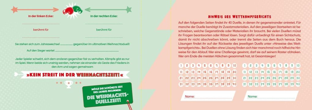 Weitere Ansicht: Mit dir spiele ich am liebsten - Das ultimative Weihnachtsduell-Buch | Emma Hegemann