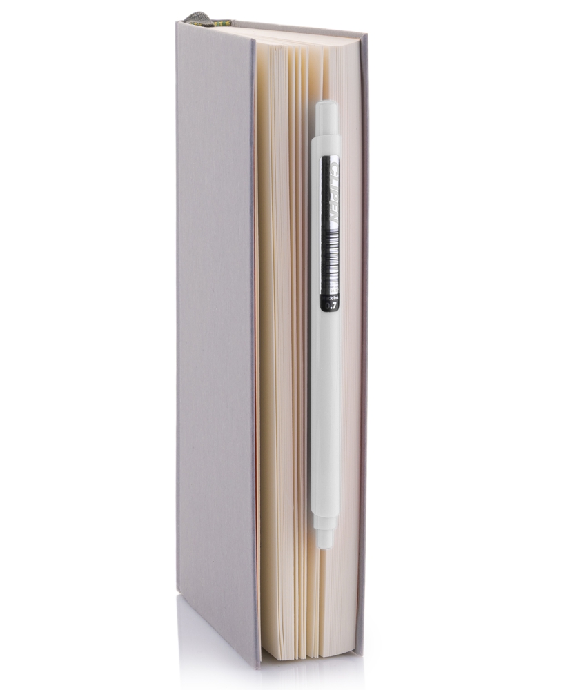 Weitere Ansicht: CLIPEN (Snow White) Gelschreiber mit Clip