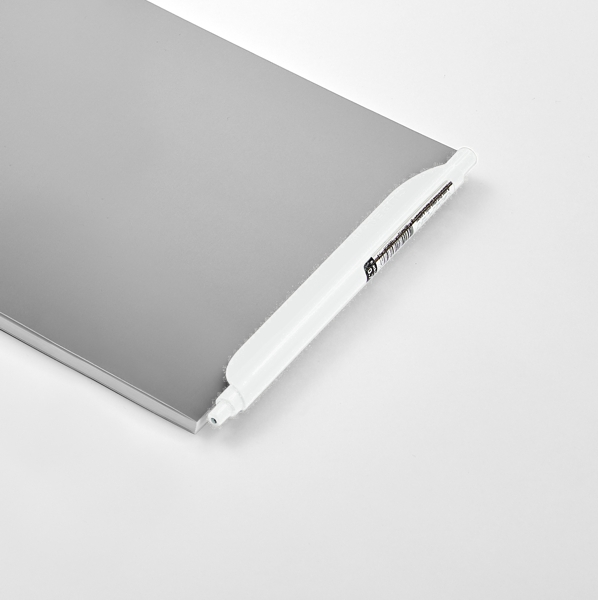 Weitere Ansicht: CLIPEN (Snow White) Gelschreiber mit Clip