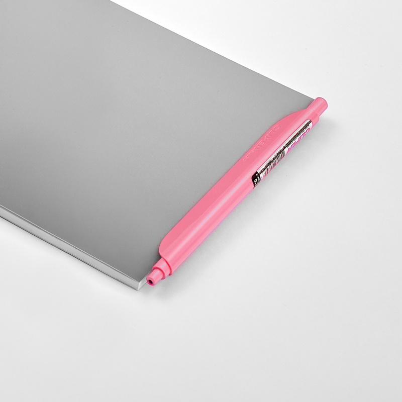 Weitere Ansicht: CLIPEN (Salmon Pink) Gelschreiber mit Clip