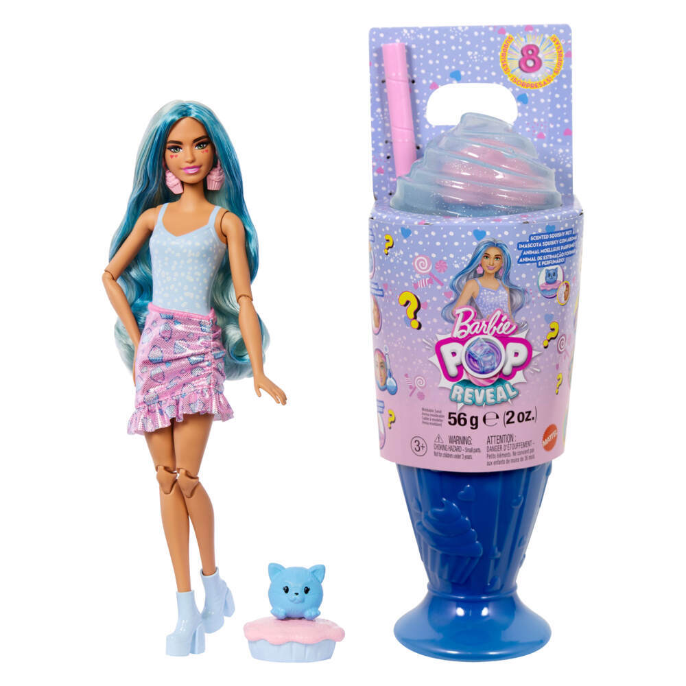 Produktbild: Barbie Pop! Reveal Barbie Treats Serie - blaue Puppe