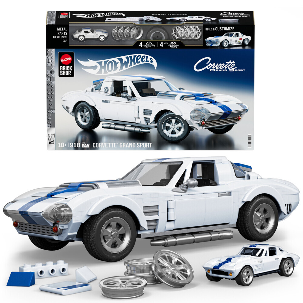Produktbild: Mattel Brick Shop HW ELITE SERIES CORVETTE