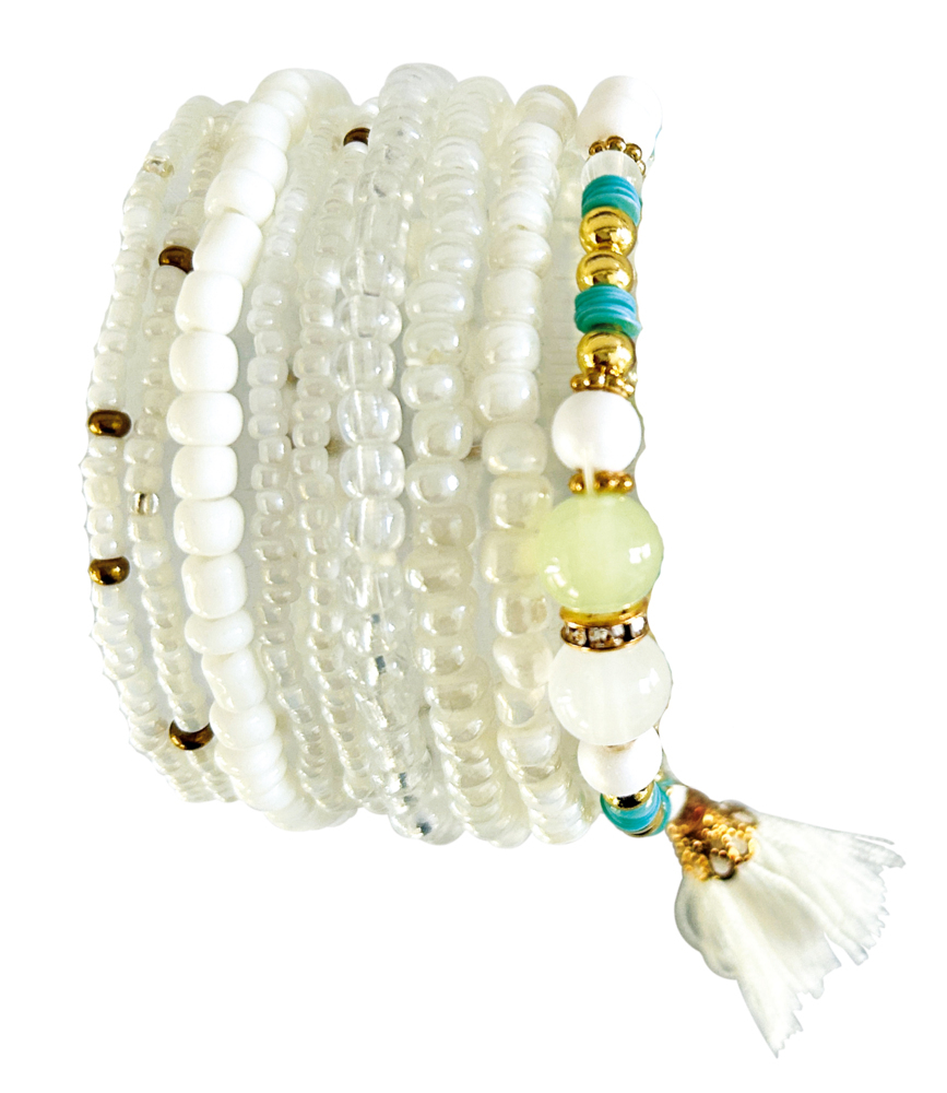 Produktbild: DIY Armband-Set, weiss