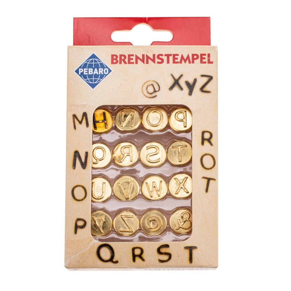 Produktbild: Brennstempel Buchstaben M-Z 16tlg