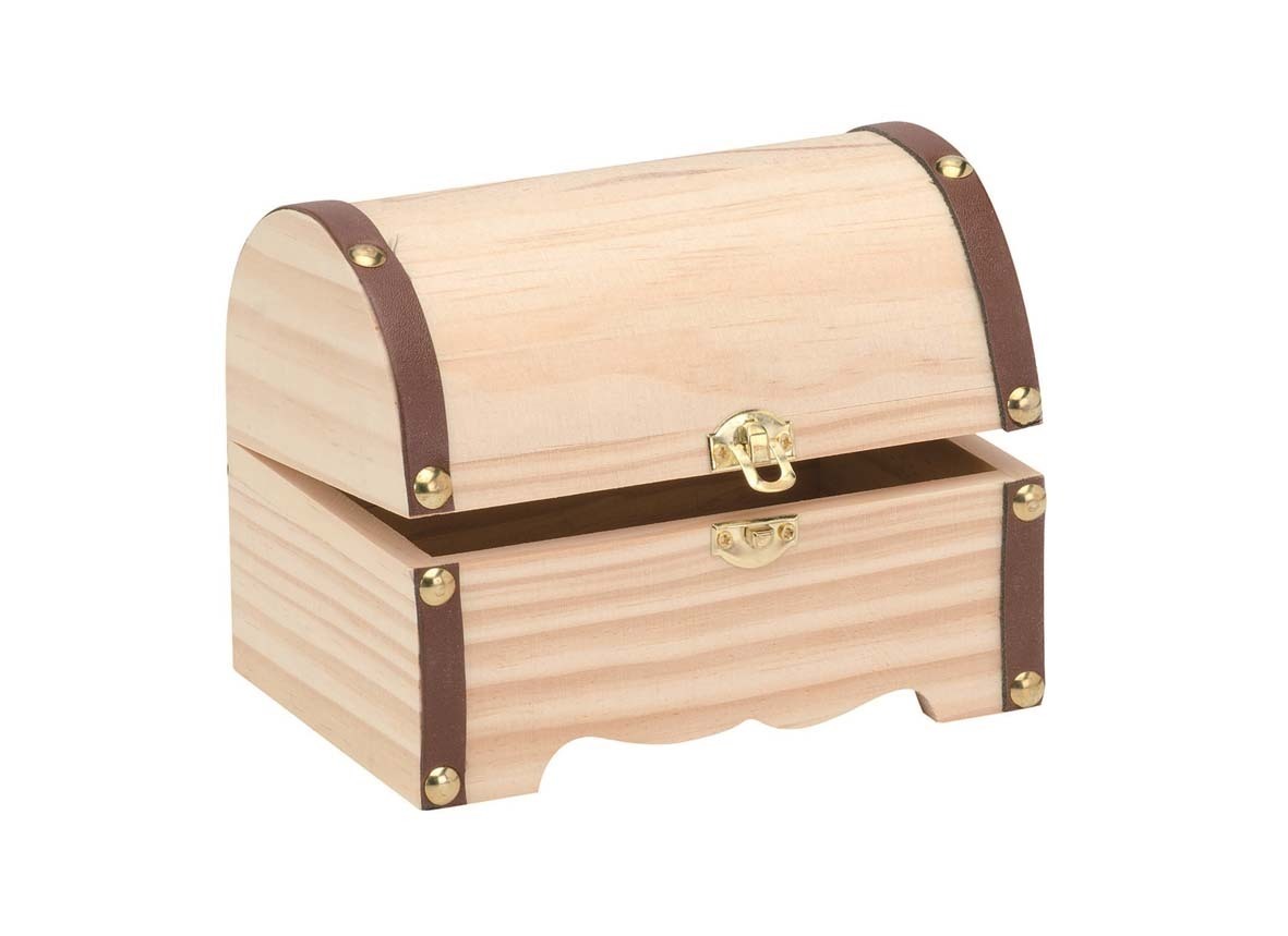 Produktbild: Schatztruhe 150x100x100mm Kiefer NZ