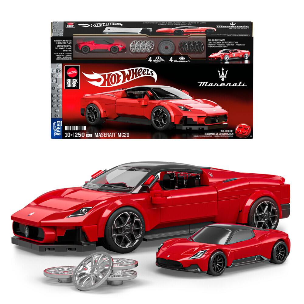 Produktbild: Mattel Brick Shop HW SPEED SERIES MASERATI