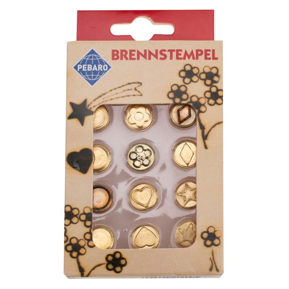 Produktbild: Brennstempel Formen 12tlg