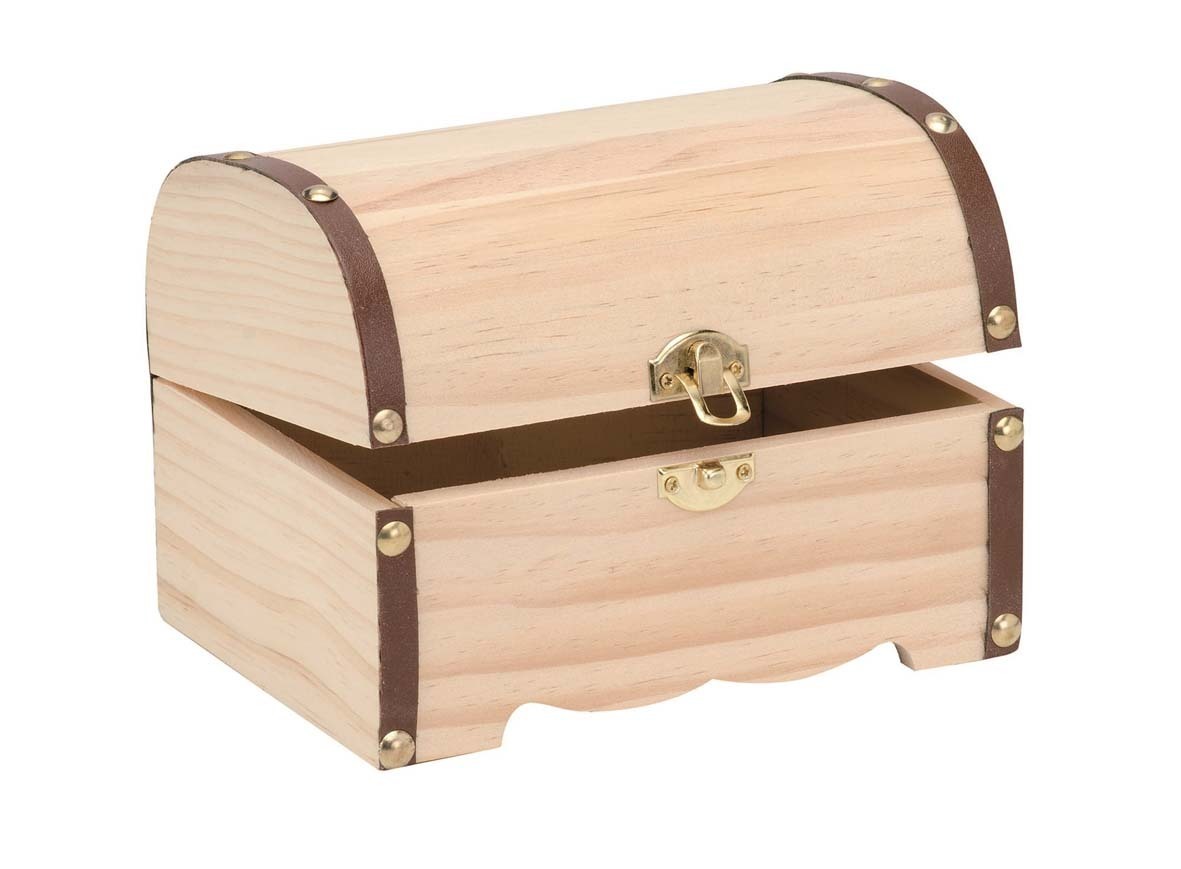 Produktbild: Schatztruhe 180x130x125mm Kiefer NZ