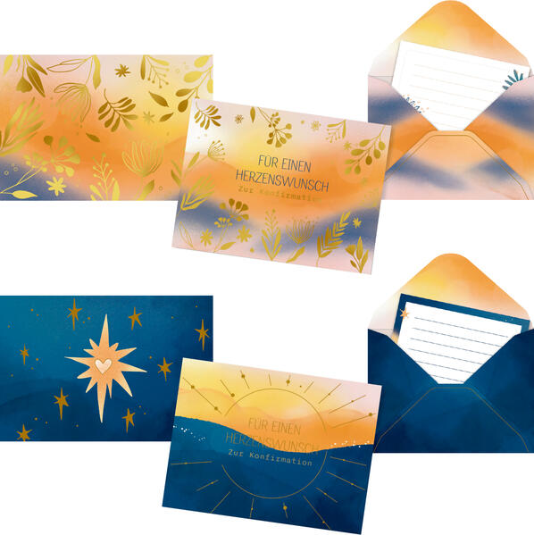 Produktbild: Mini-Geldkuverts - Für einen Herzenswunsch