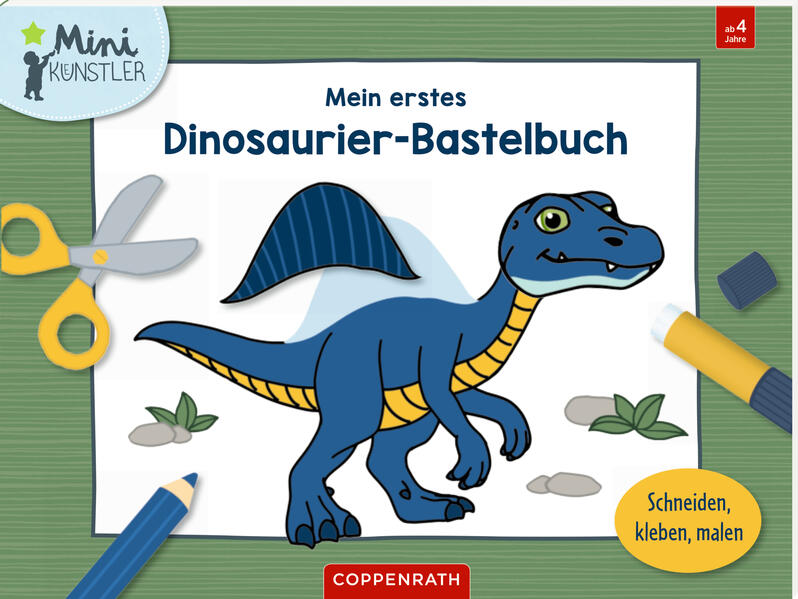 Produktbild: Mein erstes Dinosaurier-Bastelbuch